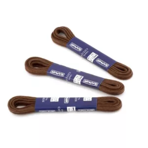 Lacet rond fin 45 cm marron moyen-bte 6