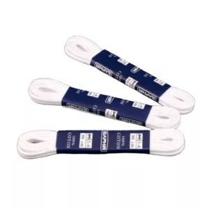 Lacet rond fin 60 cm blanc-bte 6