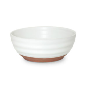Poké bowl blanc/terra cotta fuji diam18,4xh7,1cm
