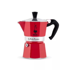 Cafetière italienne moka express rouge 6t
