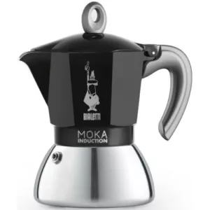 Cafetière italienne new moka induc noir 4t
