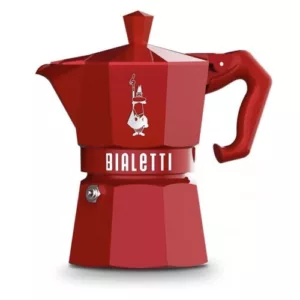 Cafetière italienne moka exclusive rouge 3t