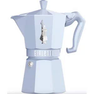 Cafetière italienne moka exclusive light blue 6t