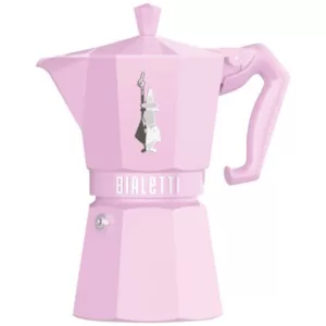 Cafetière italienne moka exclusive rose 3t