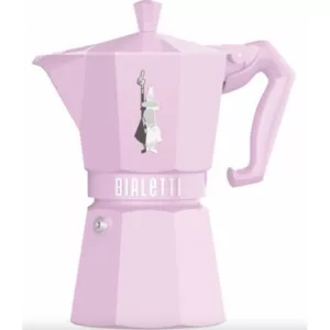 Cafetière italienne moka exclusive rose 6t