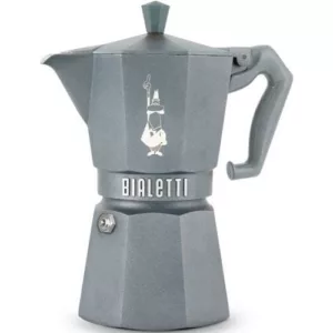 Cafetière italienne moka exclusive induc - 6t gris