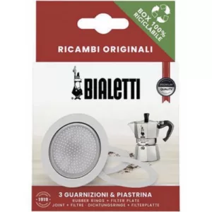 3 joints + 1 filtre 2t pour cafetière italienne