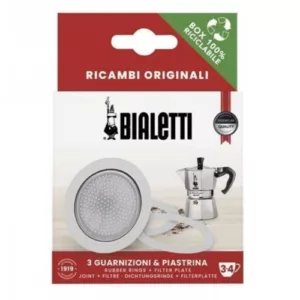 3 joints + 1 filtre 3/4t pour cafetière italienne