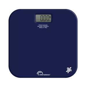 Pèse personne ss pile kinetic auto bleu