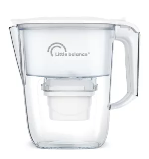 Carafe filtrante claire + 2 cart. additionnelles o