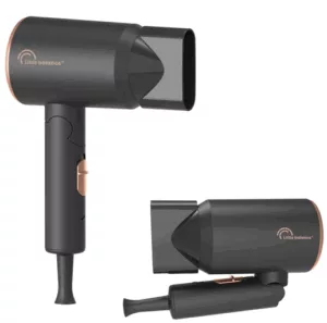 Sèche-cheveux ionic travel noir mat / gold