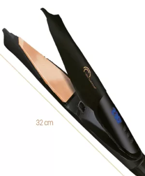 Lisseur/boucleur ionic twist & liss noir/gold