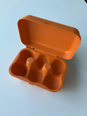 Boîte 6 oeufs coquille - abricot