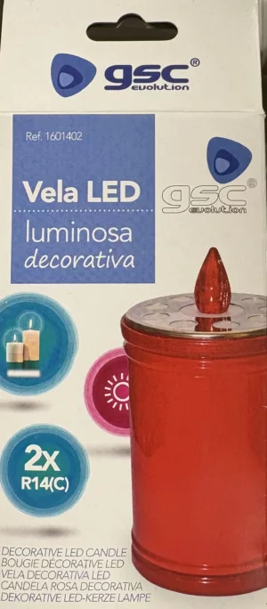 Fs  led flamme déco rouge