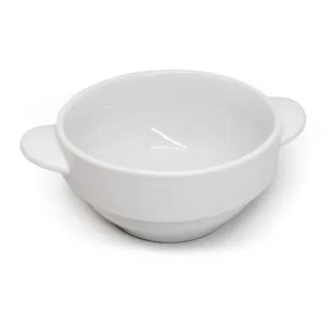 Bol à soupes en porcelaine blanche