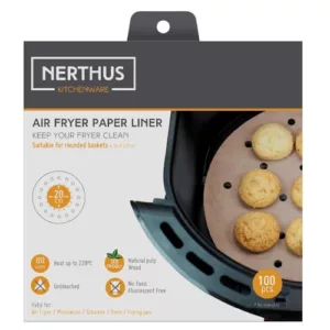 Papier de protection pour cuisson air fryer rond
