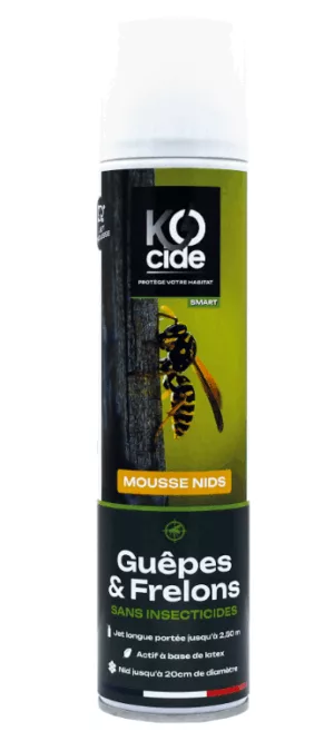 Mousse guêpes et frelons au latex sans insecticide