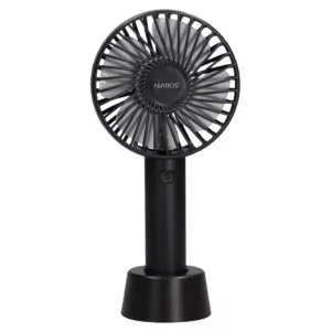Mini ventilateur de main usb rechargeable noir