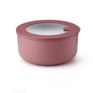 Conteneur hermetique rond l rouge mauve