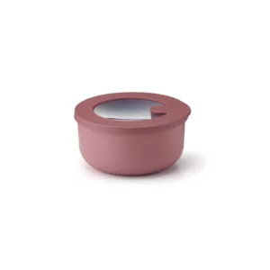 Boite hermétique rond s rouge mauve