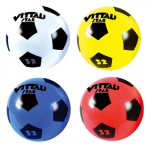 Ballon plastique 13cm world star mini 4ass.