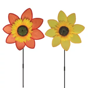 Moulin à vent tournesol 41cm , h98cm