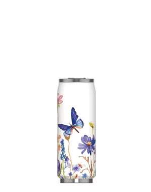 Canette floral butterfly p. 500ml/16,5fl.oz