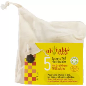 Lot de 5 sachets thé coton bio