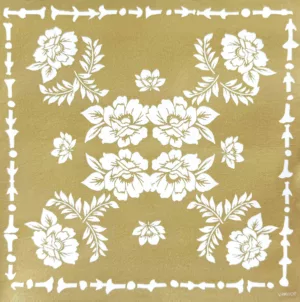 Serviette 40x40 hellebore