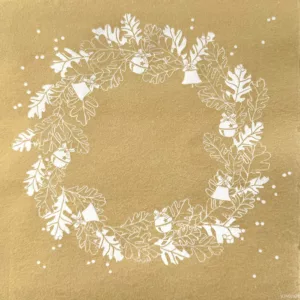 Serviette 25x25 grelots