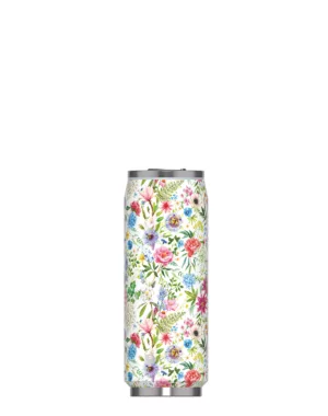 Canette / can floral liberty p. 500ml/16,5fl.oz
