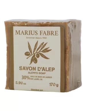 Savon d alep 30% 200g à l huile d olive et baies d